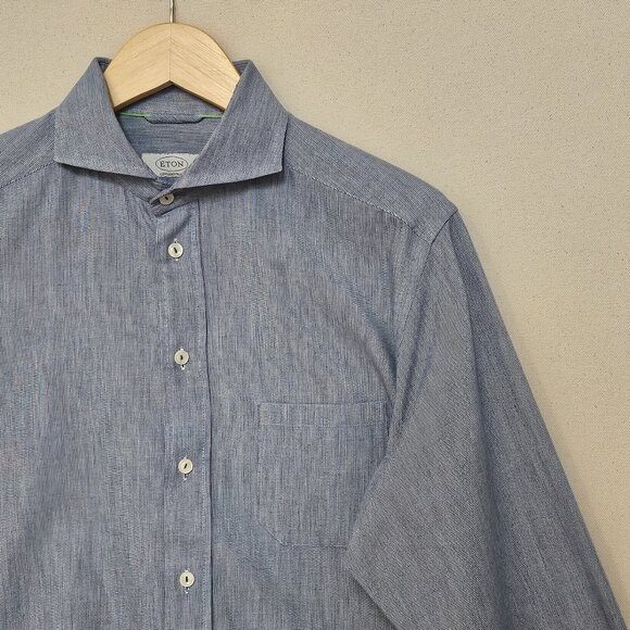 Eton Other - Eton Contemporary Button Down M 39